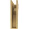 Ekena Millwork 6"W x 24"D x 24"H Thin Monterey Rough Cedar Woodgrain TimberThane Corbel, Primed Tan CORUR06X24X24MONRCPR - alternate 5